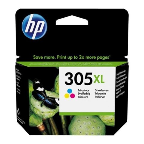 Tusz HP kolor HP 305XL, HP305XL=3YM63AE, 200 str. Tusz HP kolor HP 305XL, HP305XL=3YM63AE, 200 str.