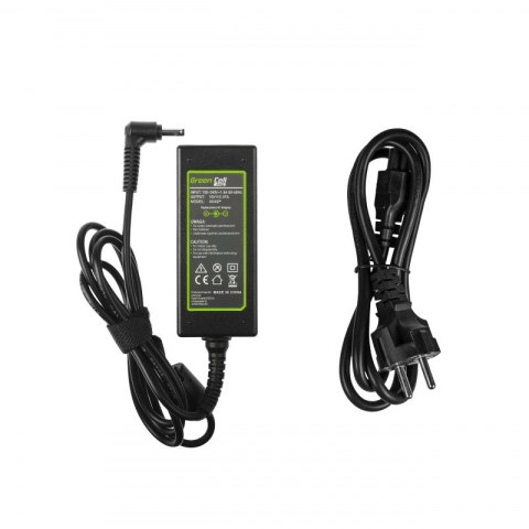 GREEN CELL ZASILACZ AD40P ASUS 19V 2.37A 45W GREEN CELL ZASILACZ AD40P ASUS 19V 2.37A 45W