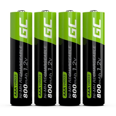 Green Cell - 4x Akumulator AAA HR03 800mAh Green Cell - 4x Akumulator AAA HR03 800mAh
