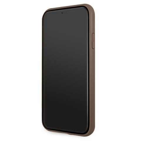 Guess 4G Printed Stripe - Etui iPhone 11 (brązowy)