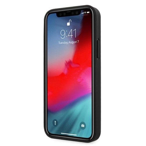 Guess Saffiano V - Etui iPhone 12 Pro Max (czerwony) Guess Saffiano V - Etui iPhone 12 Pro Max (czerwony)