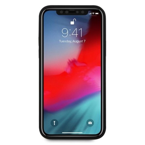 Guess Saffiano V - Etui iPhone 12 Pro Max (czerwony) Guess Saffiano V - Etui iPhone 12 Pro Max (czerwony)