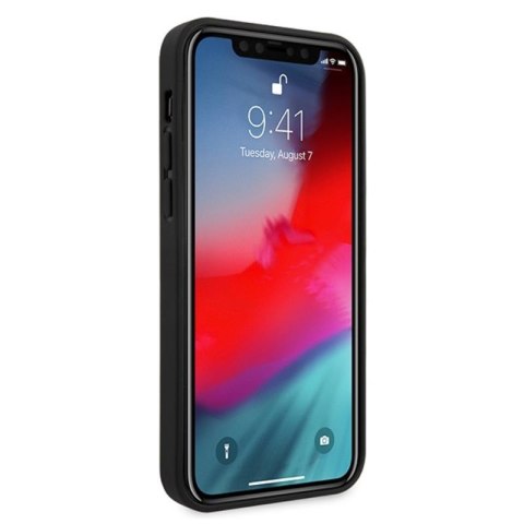 Guess Saffiano V - Etui iPhone 12 Pro Max (czerwony) Guess Saffiano V - Etui iPhone 12 Pro Max (czerwony)