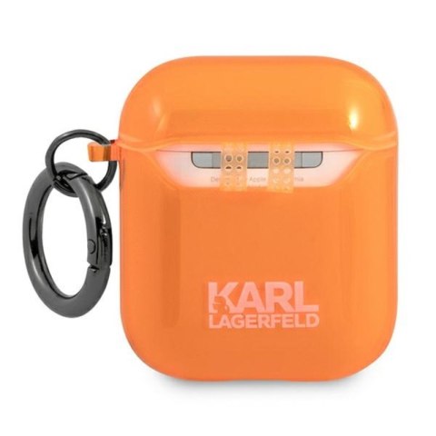Karl Lagerfeld Choupette Head - Etui Airpods (fluo pomarańczowy) Karl Lagerfeld Choupette Head - Etui Airpods (fluo pomarańczowy)