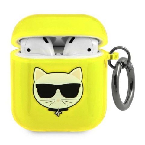 Karl Lagerfeld Choupette Head - Etui Airpods (fluo żółty) Karl Lagerfeld Choupette Head - Etui Airpods (fluo żółty)