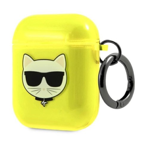 Karl Lagerfeld Choupette Head - Etui Airpods (fluo żółty) Karl Lagerfeld Choupette Head - Etui Airpods (fluo żółty)