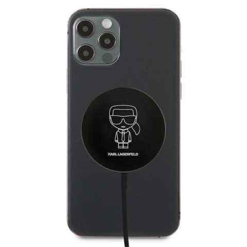 Karl Lagerfeld Outline Magnetic Charger Base - Ładowarka indukcyjna Magsafe 15W Karl Lagerfeld Outline Magnetic Charger Base - Ładowarka indukcyjna Magsafe 15W