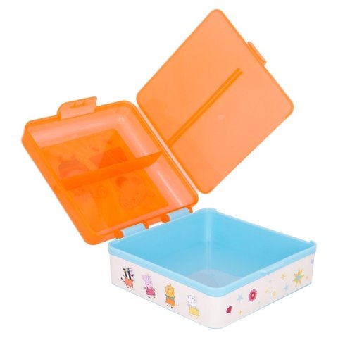 Peppa Pig - Śniadaniówka Lunchbox kwadratowy Świnka Peppa Peppa Pig - Śniadaniówka Lunchbox kwadratowy Świnka Peppa