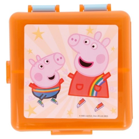 Peppa Pig - Śniadaniówka Lunchbox kwadratowy Świnka Peppa Peppa Pig - Śniadaniówka Lunchbox kwadratowy Świnka Peppa