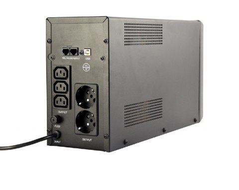 ENERGENIE ZASILACZ AWARYJNY UPS AVR 2000VA LCD, 3X C13, 2X SCHUKO, USB, RJ45 ENERGENIE ZASILACZ AWARYJNY UPS AVR 2000VA LCD, 3X C13, 2X SCHUKO, USB, RJ45