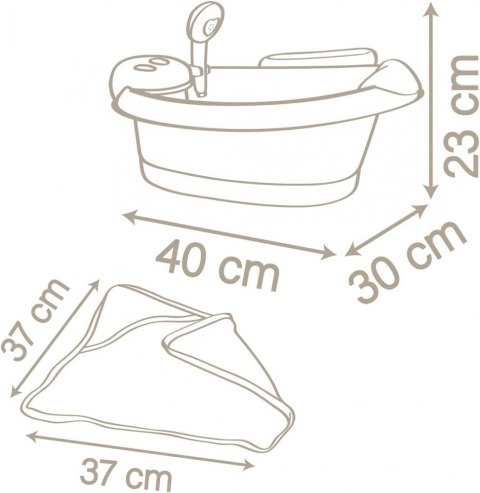 Wanienka z hydromasażem i światłem Baby Nurse Wanienka z hydromasażem i światłem Baby Nurse