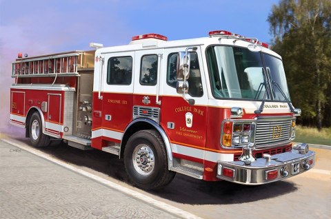 Model plastikowy American LaFrance Eagle Fire Pumper Model plastikowy American LaFrance Eagle Fire Pumper