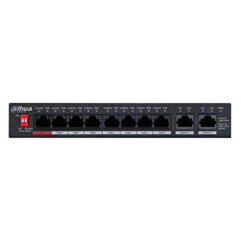 SWITCH POE PFS3010-8ET-96-V2 8-PORTOWY DAHUA SWITCH POE PFS3010-8ET-96-V2 8-PORTOWY DAHUA