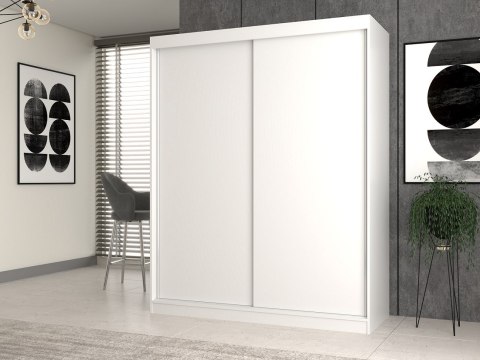 Szafa z drzwiami przesuwnymi IGA 160x61xH200 biel Szafa z drzwiami przesuwnymi IGA 160x61xH200 biel