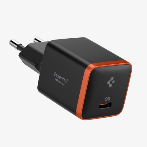Spigen ArcStation Essential EE301EU - Ładowarka sieciowa USB-C PD + QC3.0 30W (Czarny) Spigen ArcStation Essential EE301EU - Ładowarka sieciowa USB-C PD + QC3.0 30W (Czarny)