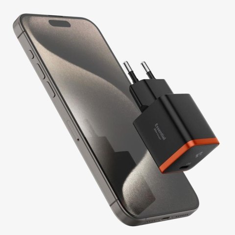 Spigen ArcStation Essential EE301EU - Ładowarka sieciowa USB-C PD + QC3.0 30W (Czarny) Spigen ArcStation Essential EE301EU - Ładowarka sieciowa USB-C PD + QC3.0 30W (Czarny)