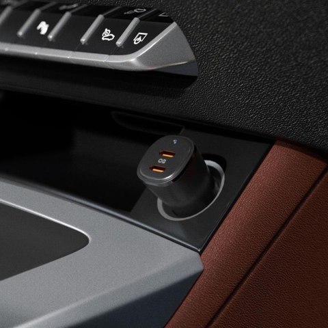 Spigen ArcStation Essential EV502 - Ładowarka samochodowa 2x USB-C PD + QC3.0 50W (Czarny) Spigen ArcStation Essential EV502 - Ładowarka samochodowa 2x USB-C PD + QC3.0 50W (Czarny)