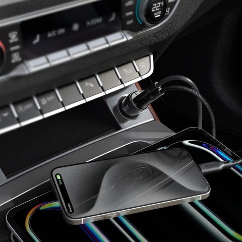 Spigen ArcStation Essential EV502 - Ładowarka samochodowa 2x USB-C PD + QC3.0 50W (Czarny) Spigen ArcStation Essential EV502 - Ładowarka samochodowa 2x USB-C PD + QC3.0 50W (Czarny)