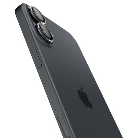 Spigen Optik Pro GLAS.TR EZ Fit Camera Protector 2-Pack - Szkło ochronne na obiektyw do iPhone 16 / 16 Plus (2 szt) (Przezroczys Spigen Optik Pro GLAS.TR EZ Fit Camera Protector 2-Pack - Szkło ochronne na obiektyw do iPhone 16 / 16 Plus (2 szt) (Przezroczys