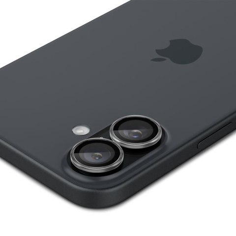Spigen Optik Pro GLAS.TR EZ Fit Camera Protector 2-Pack - Szkło ochronne na obiektyw do iPhone 16 / 16 Plus (2 szt) (Przezroczys Spigen Optik Pro GLAS.TR EZ Fit Camera Protector 2-Pack - Szkło ochronne na obiektyw do iPhone 16 / 16 Plus (2 szt) (Przezroczys