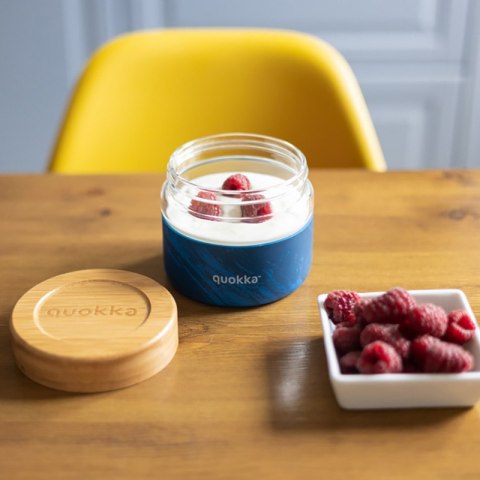 Quokka Deli Food Jar - Pojemnik szklany na żywność / lunchbox 500 ml (Wood Grain) Quokka Deli Food Jar - Pojemnik szklany na żywność / lunchbox 500 ml (Wood Grain)