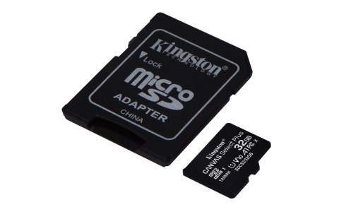 Karta pamięci z adapterem Kingston Canvas Select Plus SDCS2/32GB (32GB; Class 10, Class U1, V10; + adapter) Karta pamięci z adapterem Kingston Canvas Select Plus SDCS2/32GB (32GB; Class 10, Class U1, V10; + adapter)