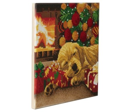 Obraz Crystal Art Pies Śpiący Labrador Obraz Crystal Art Pies Śpiący Labrador