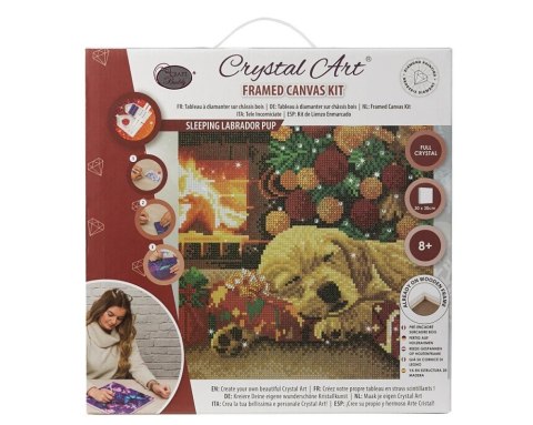 Obraz Crystal Art Pies Śpiący Labrador Obraz Crystal Art Pies Śpiący Labrador