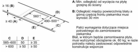 Płyta indukcyjna BOSCH PVQ61RHB1E Płyta indukcyjna BOSCH PVQ61RHB1E