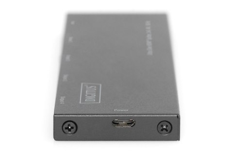 Rozdzielacz (Splitter) Ultra Slim HDMI 1x4 4K 60Hz 3D HDR HDCP 2.2 18 Gbps Micro USB