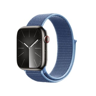 Crong Nylon - Pasek sportowy do Apple Watch 42/44/45/46/49 mm (Ocean Blue)