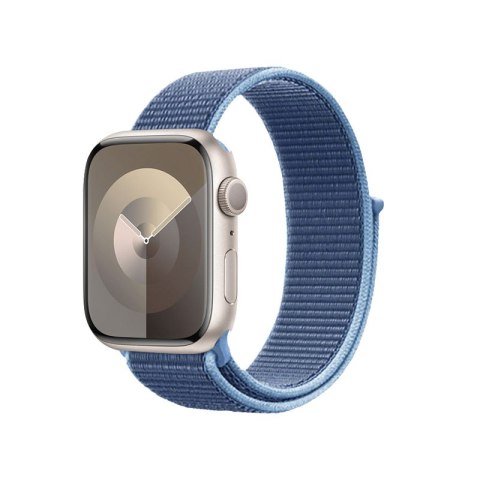 Crong Nylon - Pasek sportowy do Apple Watch 42/44/45/46/49 mm (Ocean Blue)