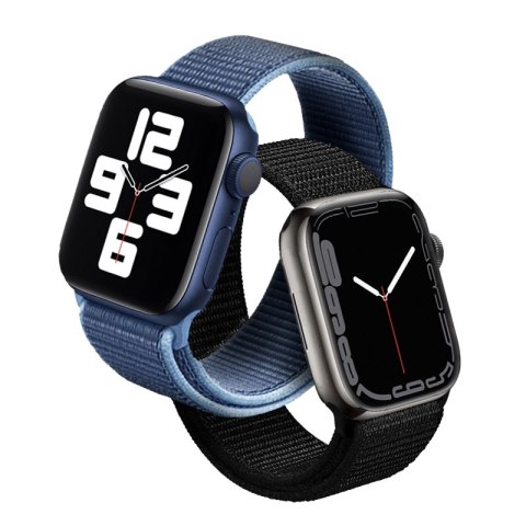 Crong Nylon - Pasek sportowy do Apple Watch 42/44/45/46/49 mm (Ocean Blue)