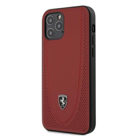 FERRARI Off Track Perforated - Etui iPhone 12 / iPhone 12 Pro (czerwony) FERRARI Off Track Perforated - Etui iPhone 12 / iPhone 12 Pro (czerwony)
