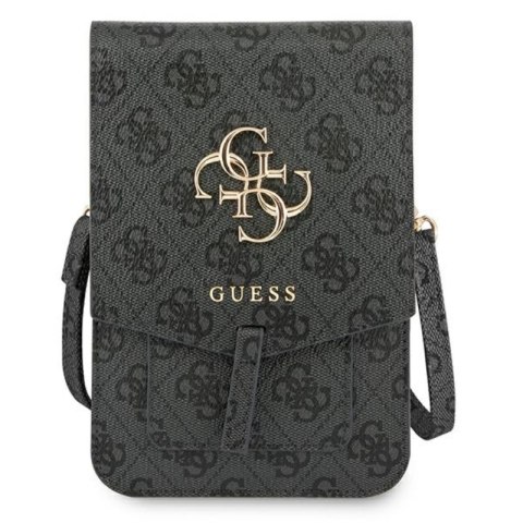 Guess 4G Big Metal Logo Phone Bag - Torba z przegrodą na smartfona (czarny) Guess 4G Big Metal Logo Phone Bag - Torba z przegrodą na smartfona (czarny)