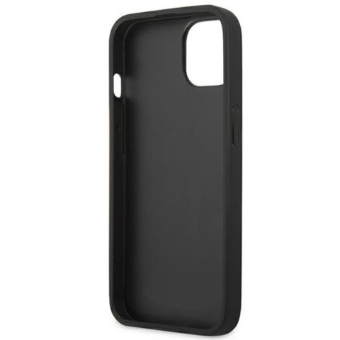 Guess Saffiano 4G Big Silver Logo - Etui iPhone 13 mini (niebieski)