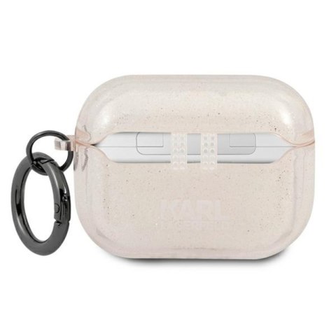 Karl Lagerfeld Karl Head Glitter - Etui Airpods Pro (złoty) Karl Lagerfeld Karl Head Glitter - Etui Airpods Pro (złoty)