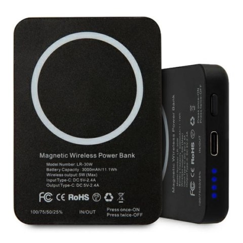 Karl Lagerfeld Outline Magnetic Powerbank - Powerbank Magsafe 3000 mAh Karl Lagerfeld Outline Magnetic Powerbank - Powerbank Magsafe 3000 mAh