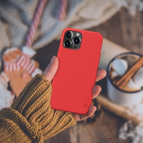 Nillkin Super Frosted Shield Pro - Etui Apple iPhone 13 Pro Max (Red) Nillkin Super Frosted Shield Pro - Etui Apple iPhone 13 Pro Max (Red)