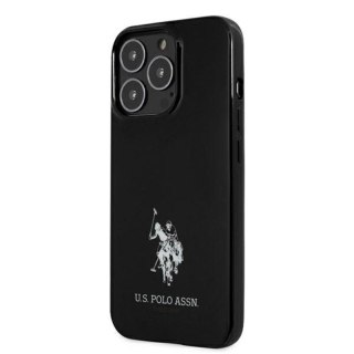 US Polo Assn Horses Logo - Etui iPhone 13 Pro (czarny)
