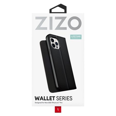 ZIZO WALLET Series - Etui z klapką iPhone 13 Pro (czarny) ZIZO WALLET Series - Etui z klapką iPhone 13 Pro (czarny)