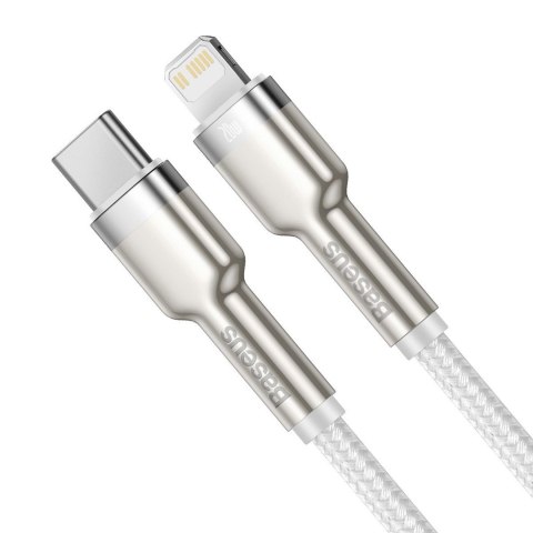 BASEUS KABEL USB-C LIGHTNING CAFULE PD 1M BIAŁY BASEUS KABEL USB-C LIGHTNING CAFULE PD 1M BIAŁY