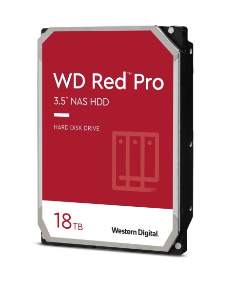 Dysk HDD WD Red Pro WD181KFGX (18 TB ; 3.5"; 512 MB; 7200 obr/min) Dysk HDD WD Red Pro WD181KFGX (18 TB ; 3.5"; 512 MB; 7200 obr/min)