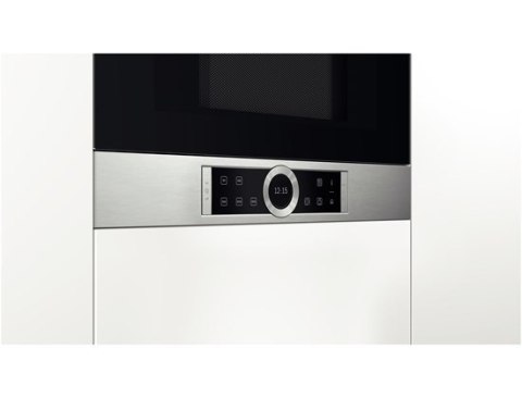 Kuchenka mikrofalowa BOSCH BFR634GS1 (900W; 21l; kolor inox) Kuchenka mikrofalowa BOSCH BFR634GS1 (900W; 21l; kolor inox)