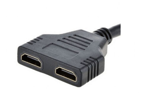 Adapter GEMBIRD DSP-2PH4-04 (HDMI M - 2x HDMI F; 0,20m; kolor czarny) Adapter GEMBIRD DSP-2PH4-04 (HDMI M - 2x HDMI F; 0,20m; kolor czarny)