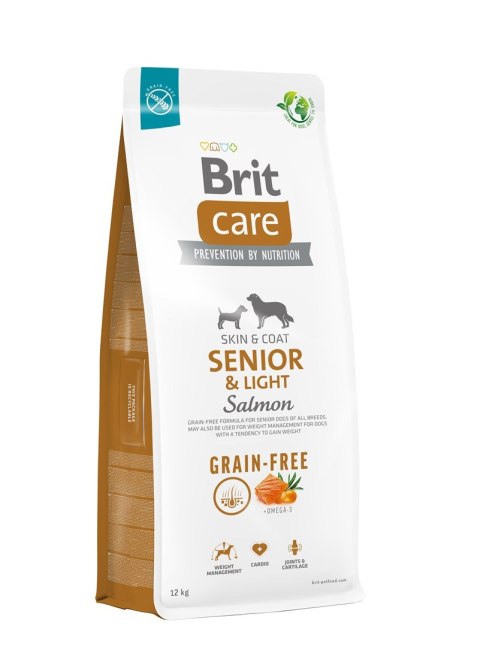 BRIT Care Grain-Free Senior & Light Salmon - sucha karma dla psa - 12 kg BRIT Care Grain-Free Senior & Light Salmon - sucha karma dla psa - 12 kg