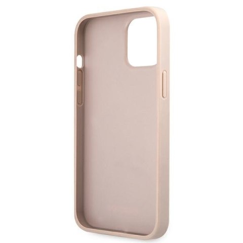 Guess 4G Metal Gold Logo - Etui iPhone 12 / iPhone 12 Pro (różowy)