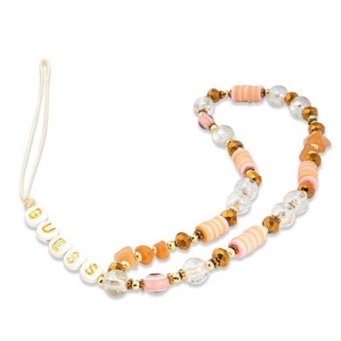 Guess Phone Strap Beads Bohemia - Zawieszka do telefonu 25 cm (Brown) Guess Phone Strap Beads Bohemia - Zawieszka do telefonu 25 cm (Brown)