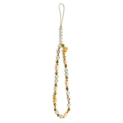 Guess Phone Strap Beads Bohemia - Zawieszka do telefonu 25 cm (Brown) Guess Phone Strap Beads Bohemia - Zawieszka do telefonu 25 cm (Brown)