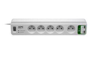 PM5U-FR Listwa Essential 5xFR + ładowarka 2xUSB 5V,2,4A
